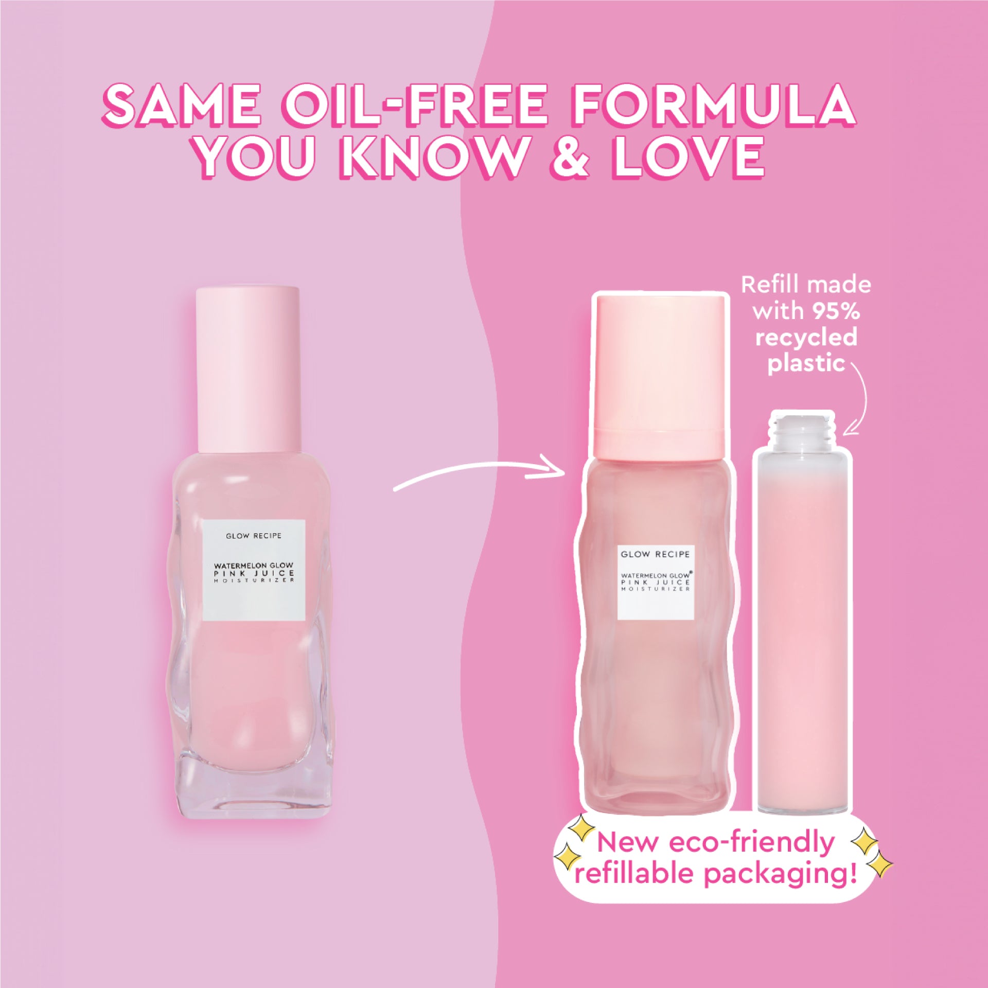 Watermelon Glow Pink Juice Oil-Free Refillable Moisturizer - Image 13